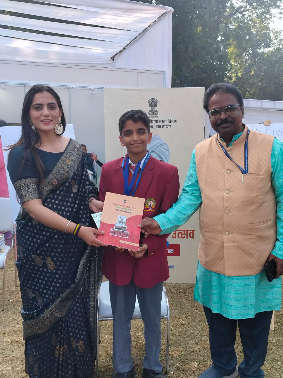 Mayoor School Students Shine at Bhartiya Bhasha Utsav 2025
